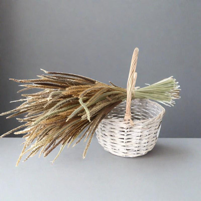 50-Stem Premium Dried Kirin Grass Bundle for Elegant Home Styling