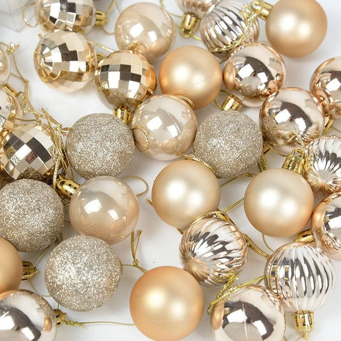 Festive Sparkle Christmas Bauble Set