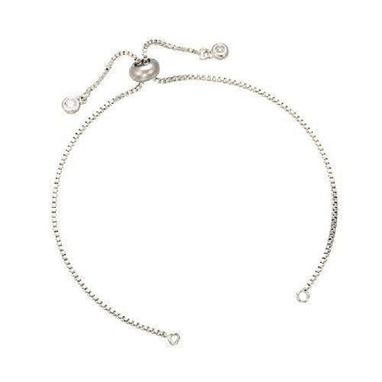 Sophisticated Customizable Brass and Rhinestone Chain for Stunning DIY Bracelet Designs