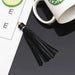 Vibrant 5-Piece Faux Leather Tassel Fringe Set for Creative Jewelry and Craft Projects