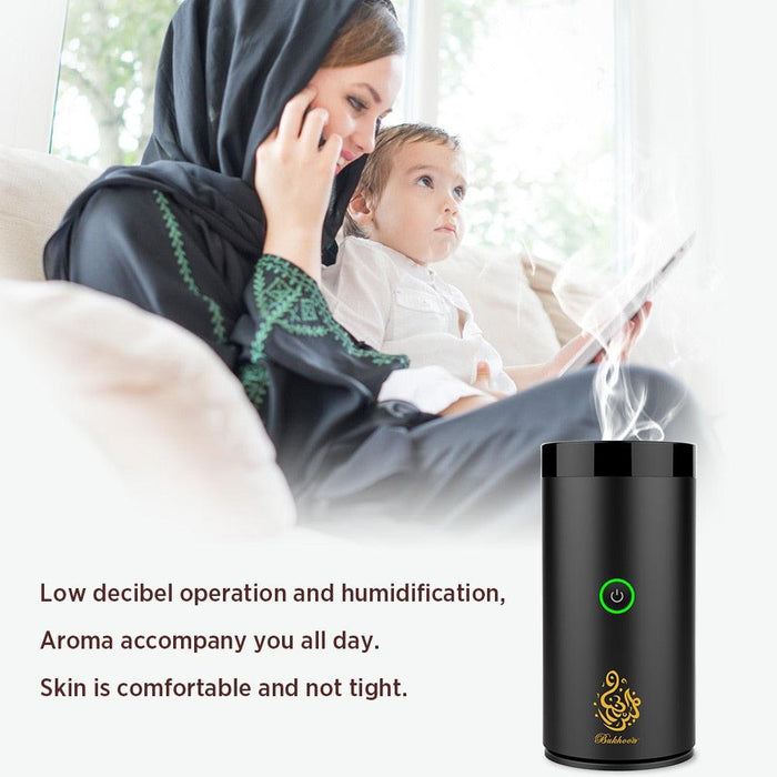 Islamic Electric Incense Burner - Elegant USB-Powered Luxury for Home & Car