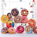 Realistic 3D Doughnut Plush Cushion Collection