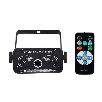 Voice-Controlled RGB Laser Light Show Projector for Exceptional Home Entertainment