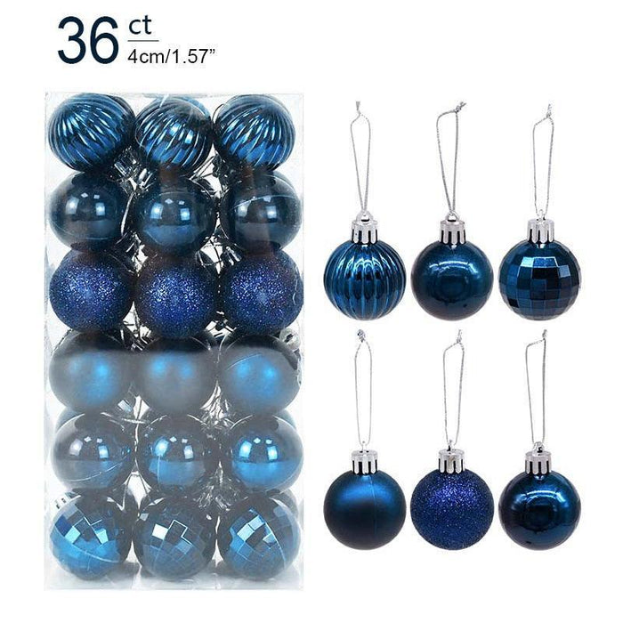 Festive Sparkle Christmas Bauble Set