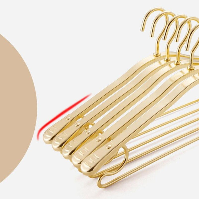 5-Piece Aluminum Alloy Clothes Hangers: Durable, Space-Saving, and Rust-Free