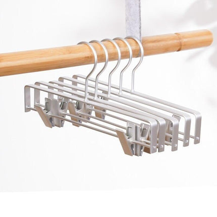 Premium Anti-Slip Trouser Hanger Collection - 5 Pack in Robust Metal & Aluminum Alloy