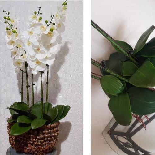 High Grade Big Artificial Orchids Arrangement - Luxury Botanica Table Flower Home Decor