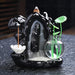 Tranquil Cascade Ceramic Incense Burner for Home Aromatherapy and Relaxation