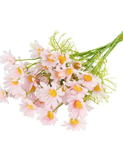 Elegant Daisy Dreams Bouquet Set: 5 Lifelike Floral Arrangements for Stunning Home Decor