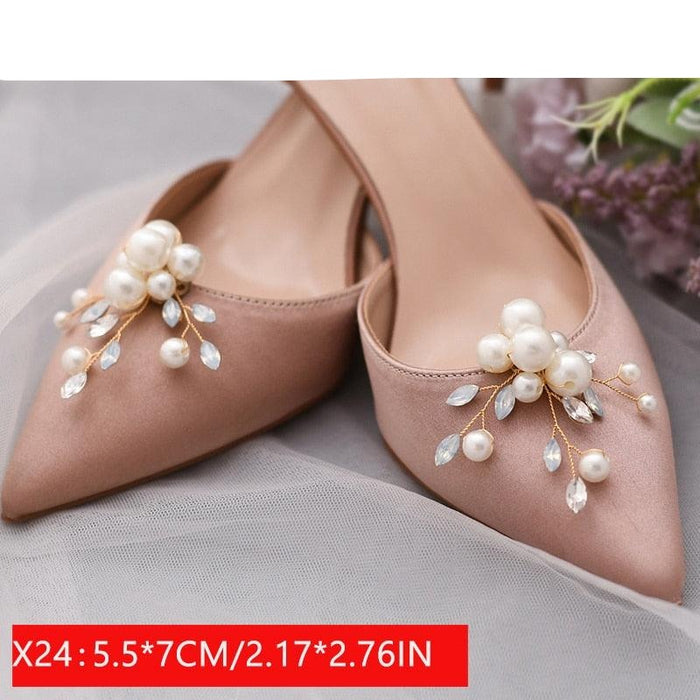 Sparkling Rhinestone Shoe Charms for Stylish Occasions