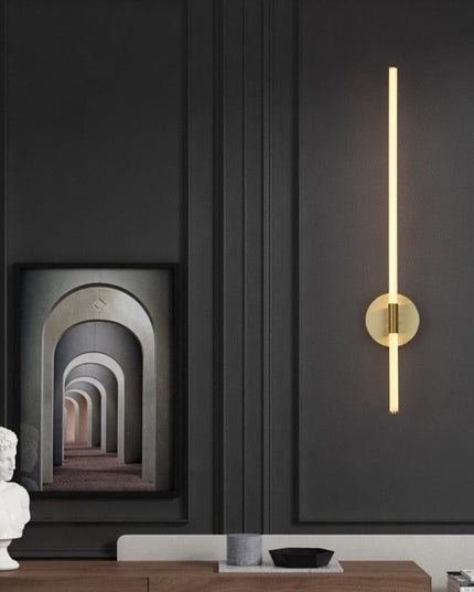 Elegant Adjustable Gold LED Wall Sconces with Customizable Lighting for Any Room