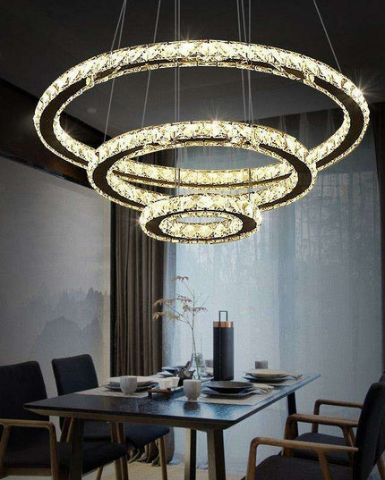 Crystal Elegance: Illuminate Your Living Spaces with Opulent LED Chandelier