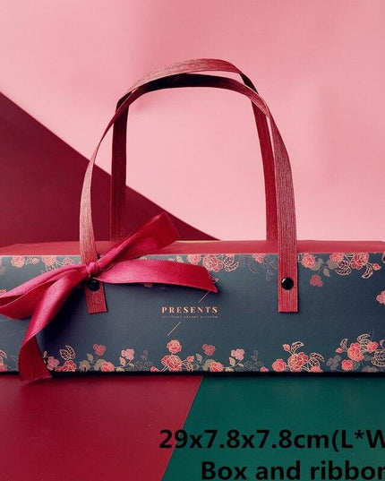 Chic Customizable Cake Box Set of 5 for Special Celebrations