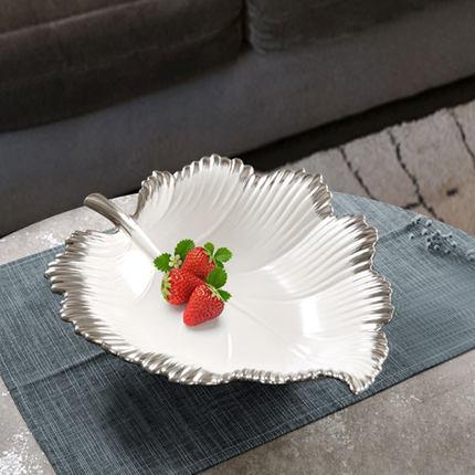 Refined Bone China Serving Tray - Versatile Home Essential and Decorative Accent
