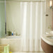 Elegant Striped Geometric Shower Curtain for a Chic Bathroom Upgrade