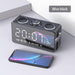 Mini LED Clock Display Bluetooth Subwoofer with FM Radio for Wireless Music Experience