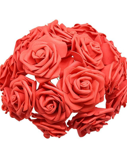 Chic 24-Piece Foam Rose Arrangement: Ideal for Home and Event Styling