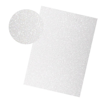 Iridescent Rainbow Glitter Faux Leather Sheets for Elegant DIY Masterpieces