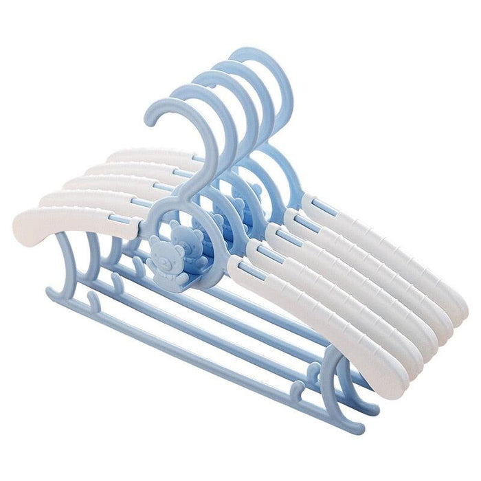 Adjustable Windproof Plastic Hangers with Non-Slip Display System
