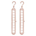 Chic Circular 9-Hole Plastic Closet Organizer