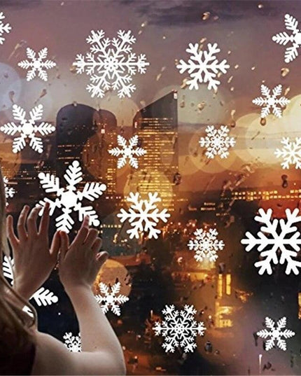 Enchanting Winter Wonderland Snowflake Decals Set