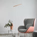 Modern LED Wooden Floor Lamp with Cordless Rechargeable Design