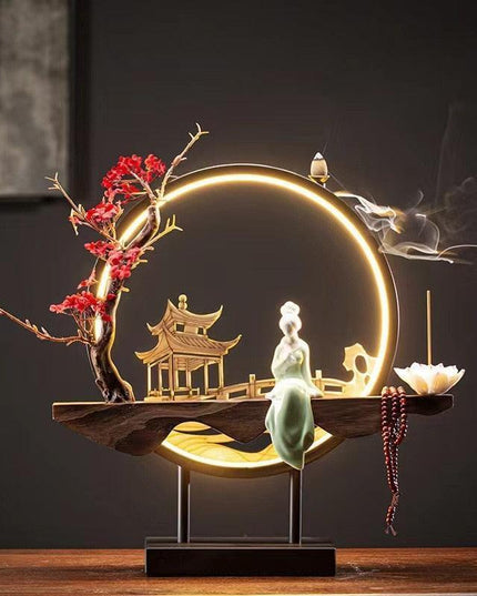 Serenity Flow Ceramic Backflow Incense Burner