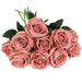 10pcs/lot Silk Roses Artificial Flowers