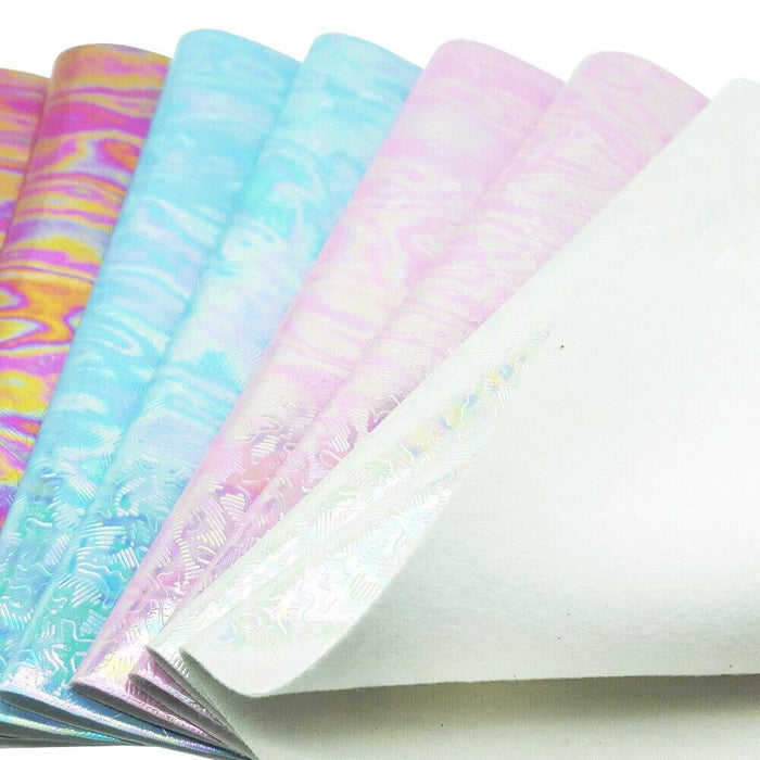 Sparkling Eco Leather Craft Bundle - Vibrant Shades, Customizable Sizes, and Limitless Artistry