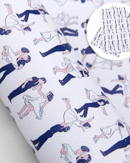 Blooming Elegance: Premium Floral Faux Leather for Inspired DIY Creations