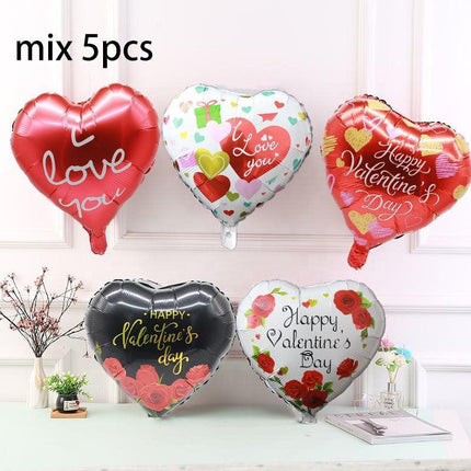 Romantic Heart-Shaped Balloon Collection for Special Moments