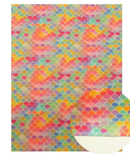 Ruby Radiance Faux Leather Crafting Set - Premium Quality for Stylish Creations