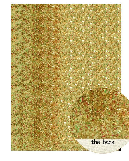 Luxurious Golden PU Leather Craft Sheets - Elevate Your DIY Projects!