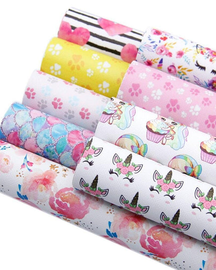 Floral Fantasy: Luxurious Synthetic Leather for Inspired Crafting