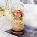 Enchanted LED Rose Cloche - Timeless Luxury and Everlasting Grace