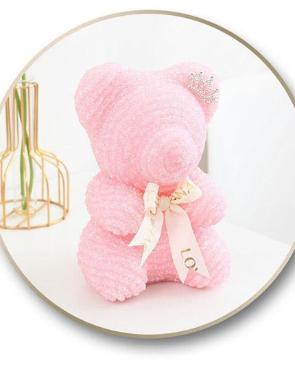 Elegant Handcrafted Crystal Bears - Exquisite 25cm Keepsakes for Memorable Moments