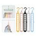 Chic Circular 9-Hole Plastic Closet Organizer