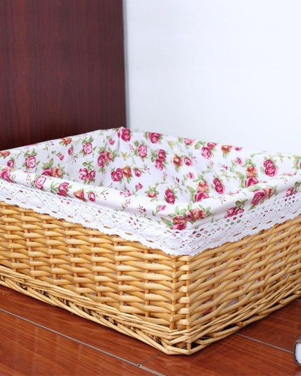 Eco-Chic Handwoven Willow Storage Baskets - Sustainable Style for Every Room