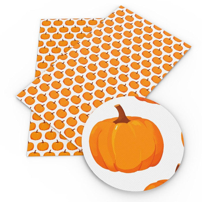 Autumn-Inspired Leaf Pattern Faux Leather Crafting Fabric for DIY and Upholstery