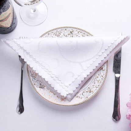 Elegant 10-Piece Polyester Table Linen Napkin Collection - Perfect for Sophisticated Dining