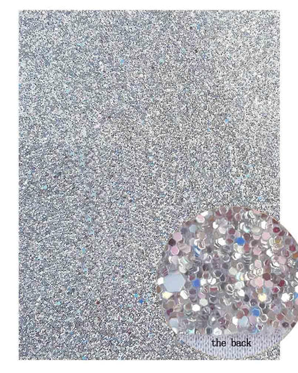 Glamorous Golden Purple Chunky Glitter Faux Leather Sheets for Creative DIY Projects