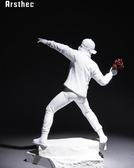 Urban Expressionist Banksy-Style Large Resin Sculpture - Modern Home Accent & Thoughtful Gift Idea