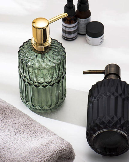 Chic Minimalist Glass Soap Dispenser - Elevate Your Bathroom Style