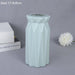 Nordic Elegance Pink and White Plastic Flower Vase - Modern Home Decor Essential