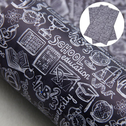 Dinosaur Dreams Faux Leather Fabric for Creative Projects