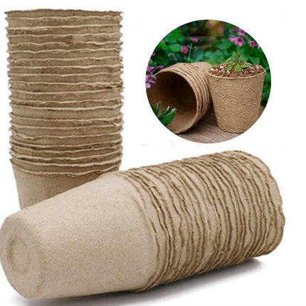 Eco-Friendly Peat Pot Seedling Kit: Grow Green with Biodegradable Planters