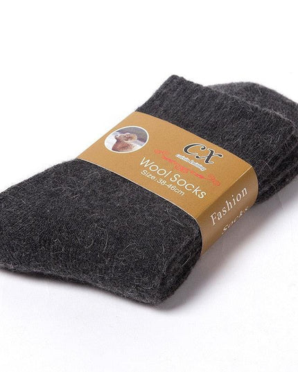 Cozy Men's Winter Wool Socks Set | 5 Pairs for Ultimate Warmth and Style