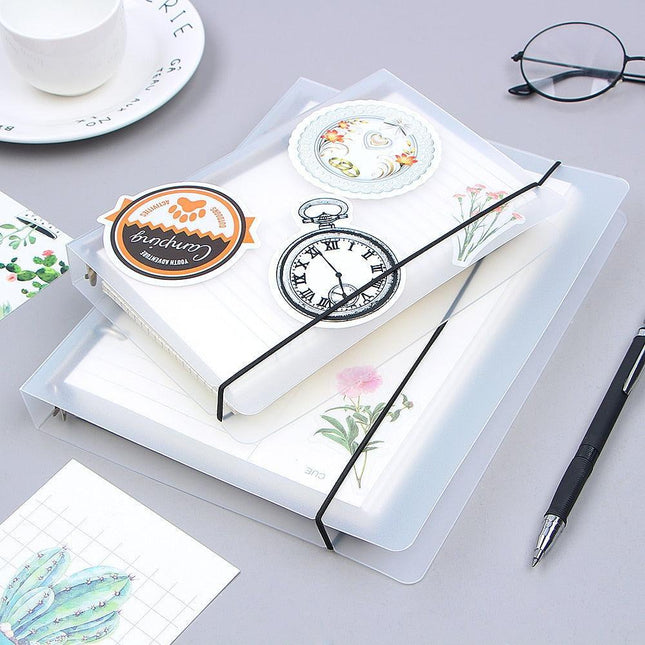 Chic A5/A6 Spiral Notebook Organizer for Enhanced Note-Taking Experience