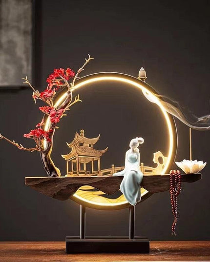 Serenity Flow Ceramic Backflow Incense Burner