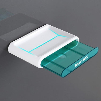 Modern Wall-Mounted Soap Organizer with Advanced Drainage System